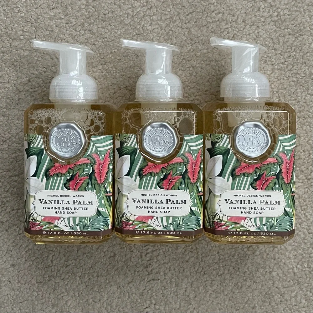 Michel Design Works Vanilla Palm Foaming Hand Soap (3-Pack)